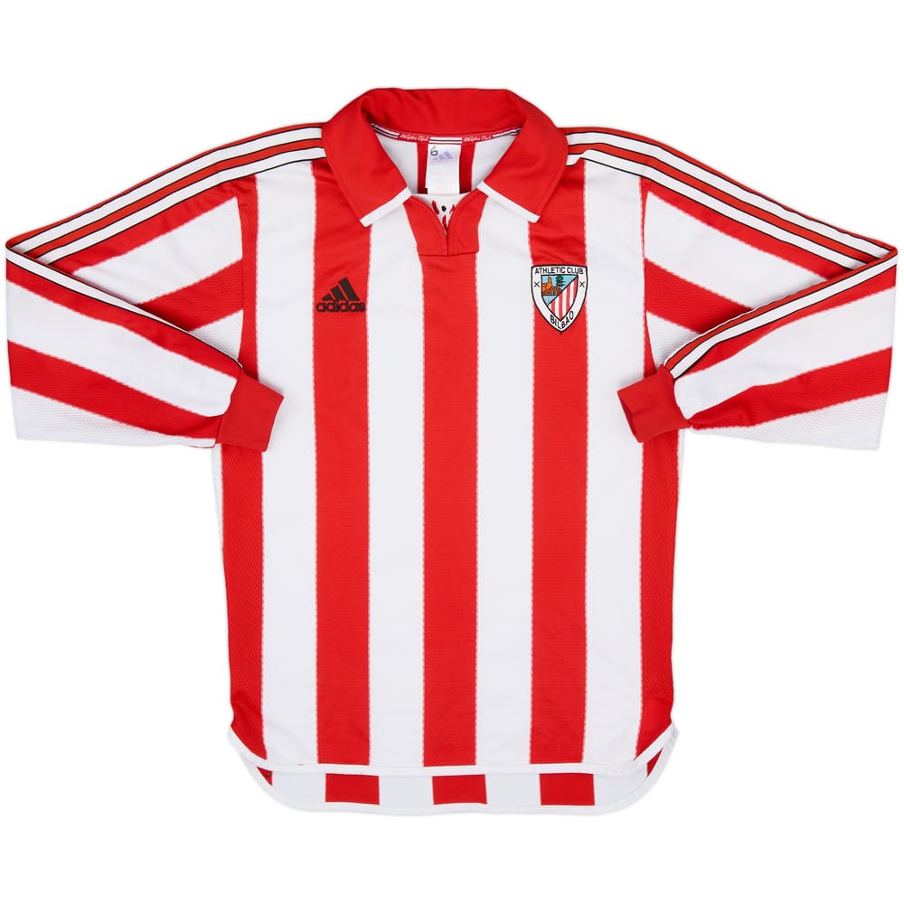 1999-01 Athletic Bilbao Player Issue Home L/S Shirt - 6/10 - (S)