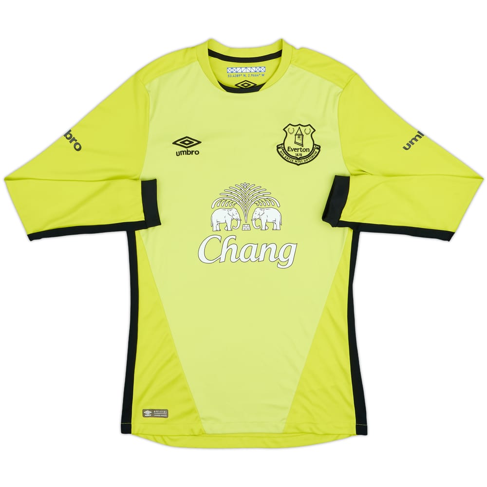 2016-17 Everton GK Shirt - 7/10 - (S)