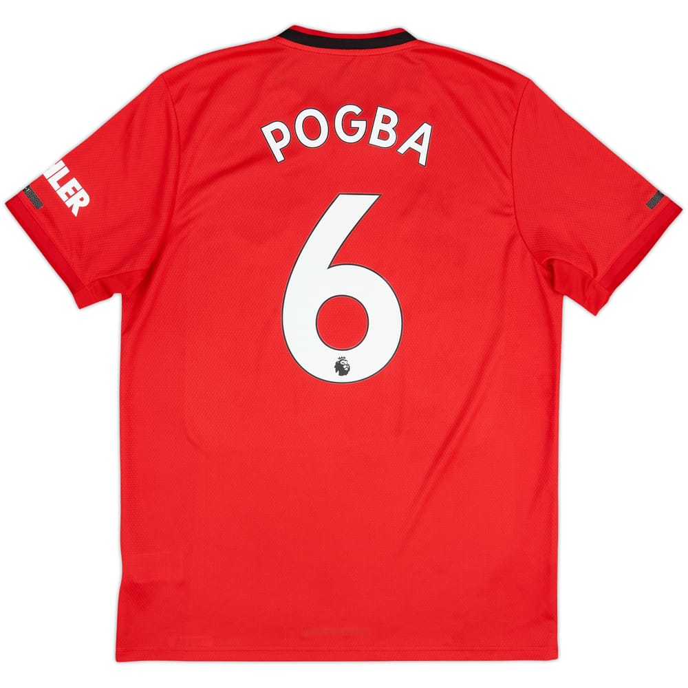 2019-20 Manchester United Home Shirt Pogba #6 - 9/10 - (L)