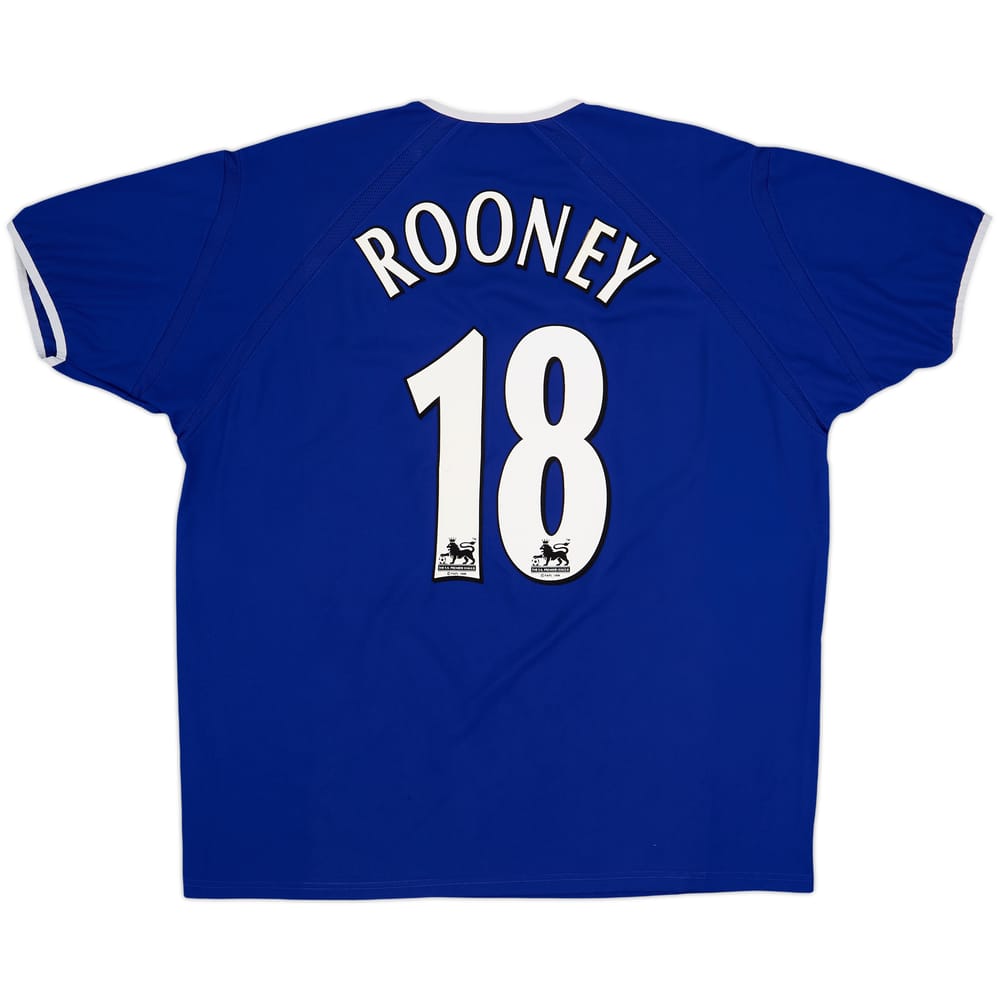 2003-04 Everton Home Shirt Rooney #18 - 8/10 - (XL)
