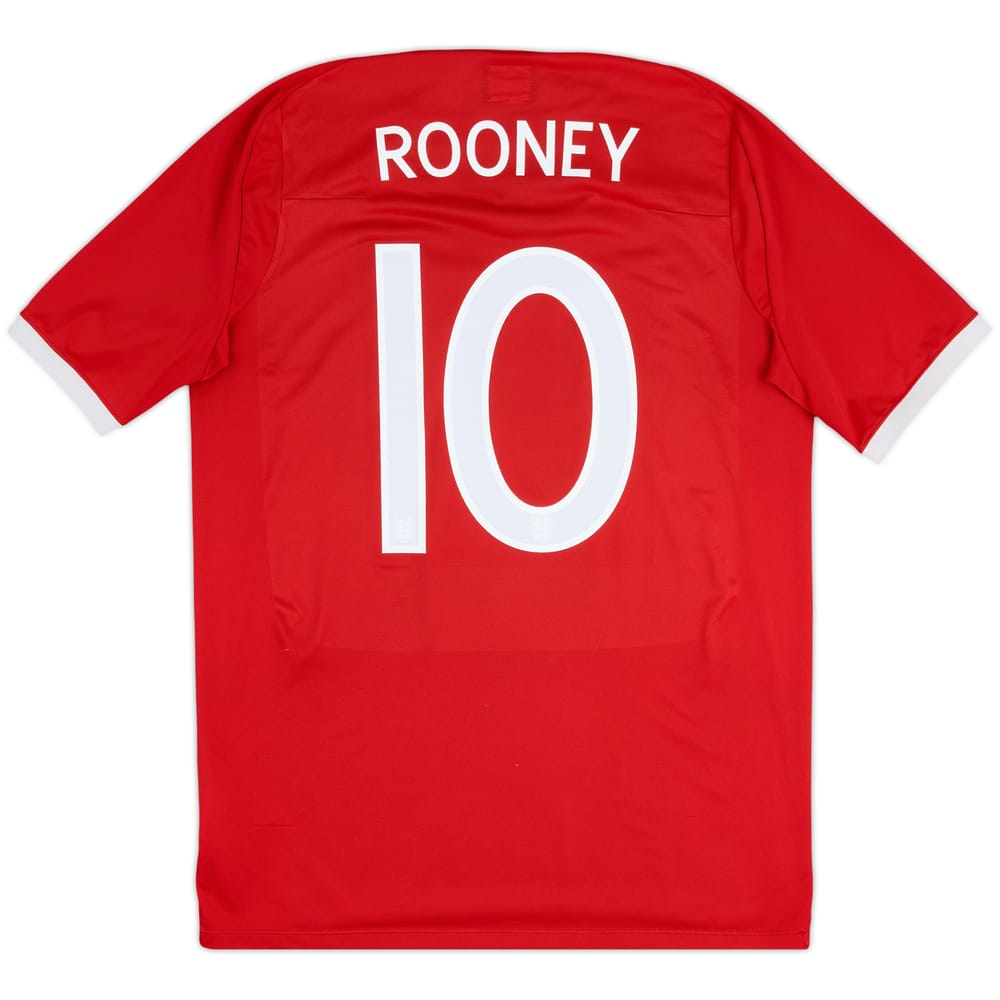 2010-11 England 'South Africa' Away Shirt Rooney #10 - 6/10 - (M)