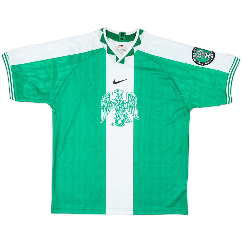 1996-98 Nigeria Player Issue Nike Training Shirt - 10/10 - (L)