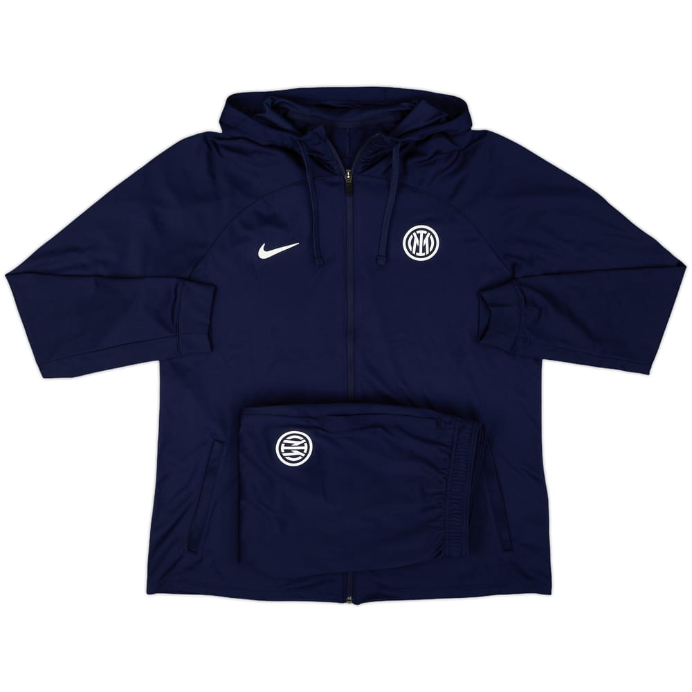 2022-23 Inter Milan Nike Hooded Tracksuit - 10/10 - (XL)