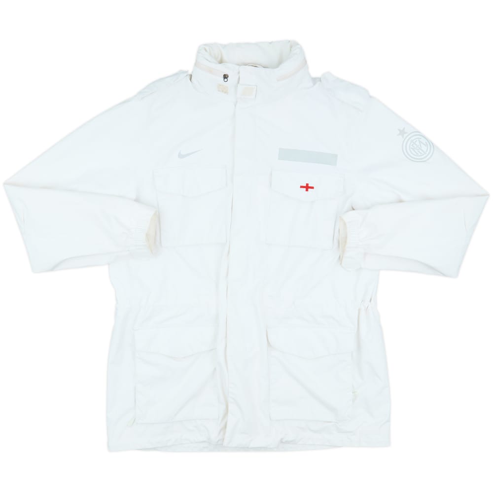 2011-12 Inter Milan Nike Hooded Rain Jacket - 8/10 - (XL)