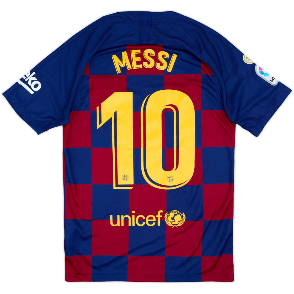2019-20 Barcelona Home Shirt Messi #10 - 8/10 - (S)