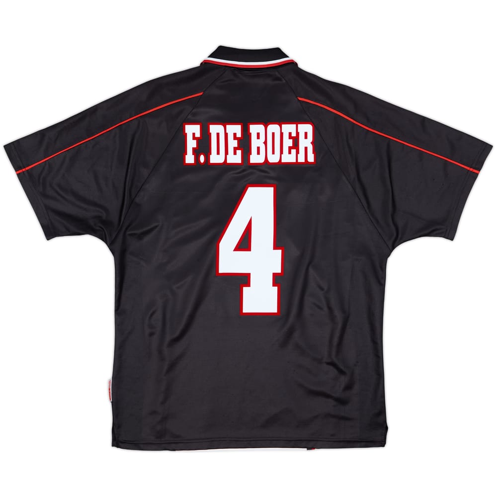 1998-99 Ajax Away Shirt F.De Boer #4 - 8/10 - (M)