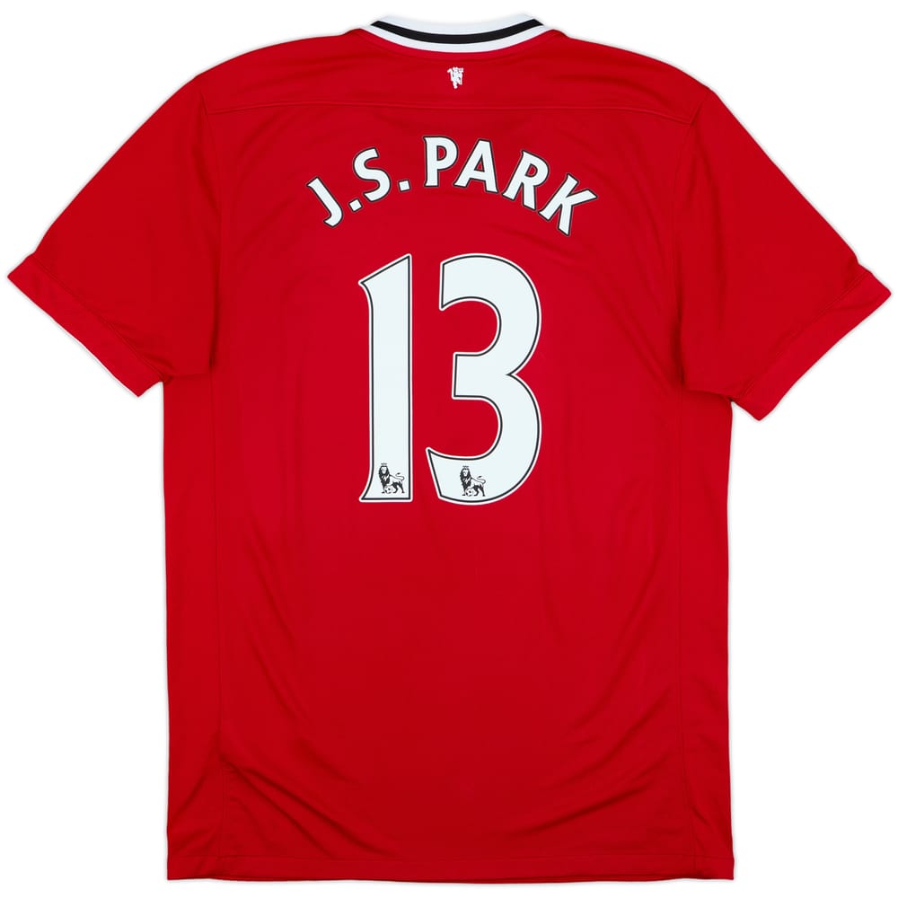 2011-12 Manchester United Home Shirt J.S.Park #13 - 7/10 - (L)