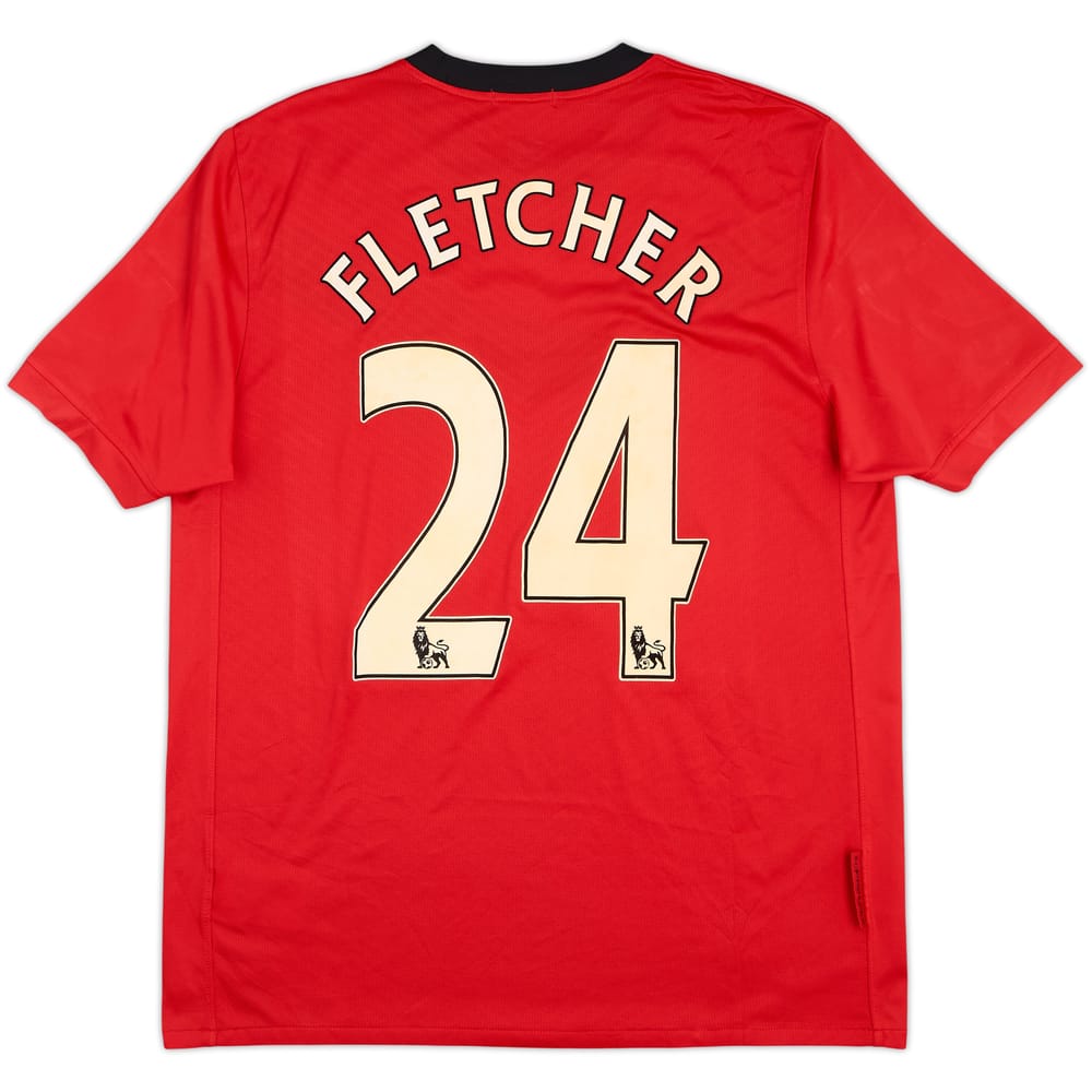 2009-10 Manchester United Home Shirt Fletcher #24 - 5/10 - (L)
