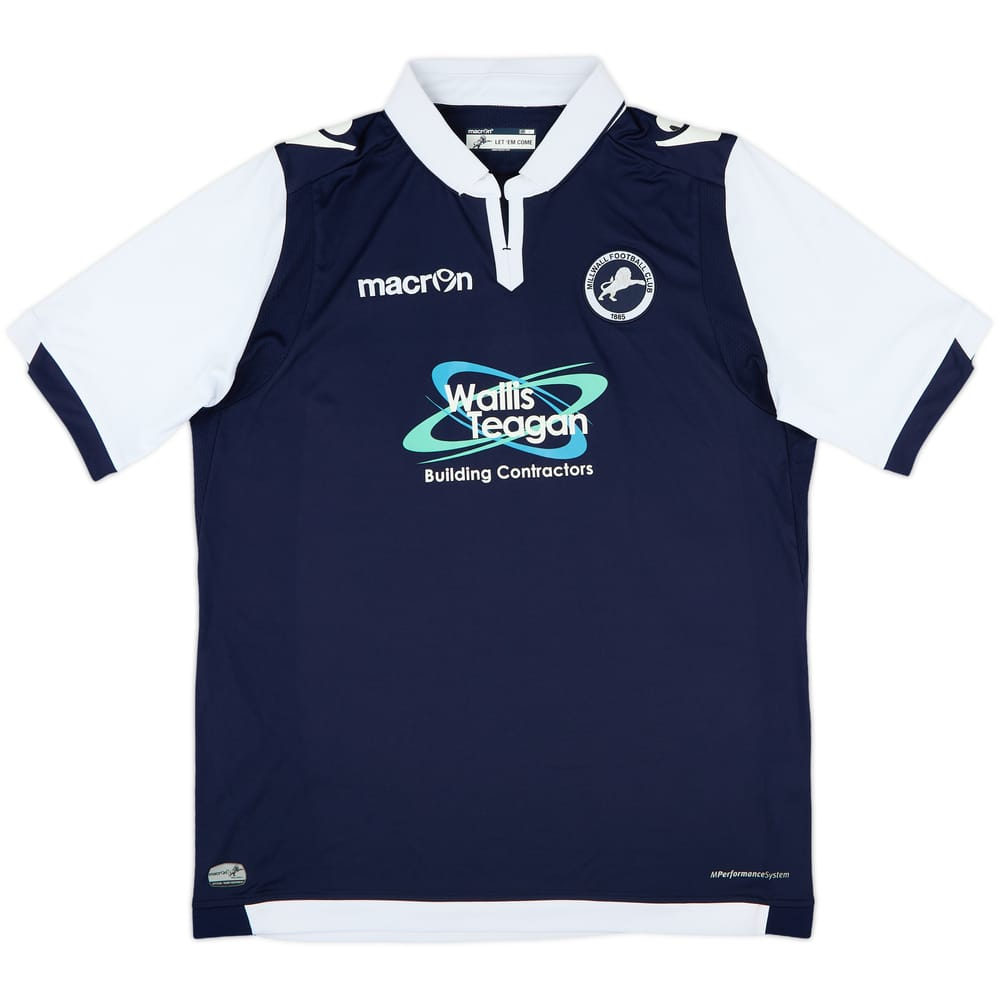 2015-16 Millwall Home Shirt - 6/10 - (L)