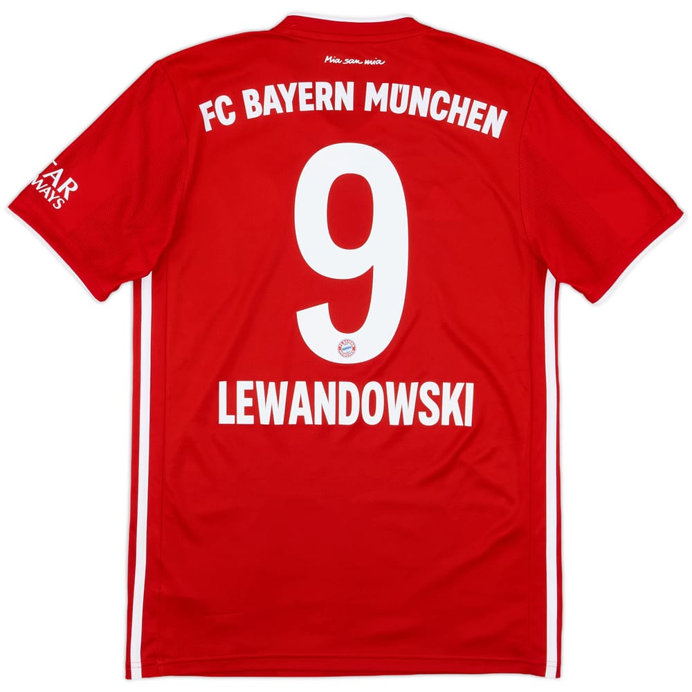 2020-21 Bayern Munich Home Shirt Lewandowski #9 - 8/10 - (S)