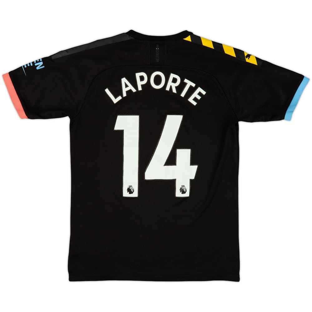 2019-20 Manchester City Away Shirt Laporte #14 - 7/10 - (S)