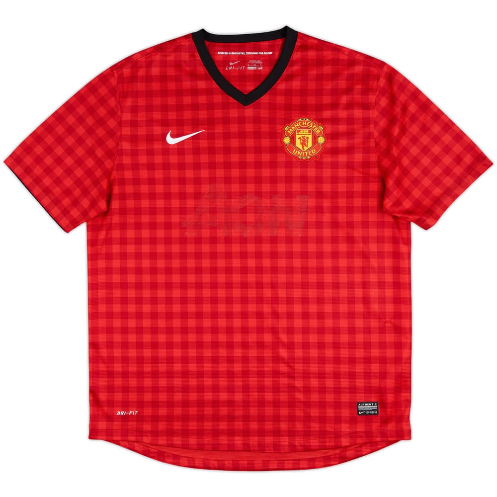 2012-13 Manchester United Home Shirt - 4/10 - (XL)