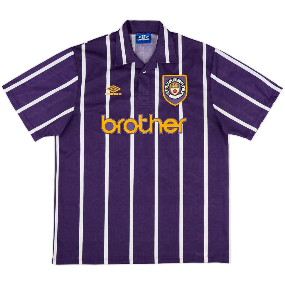 1993-94 Manchester City Away Shirt - 9/10 - (XL)