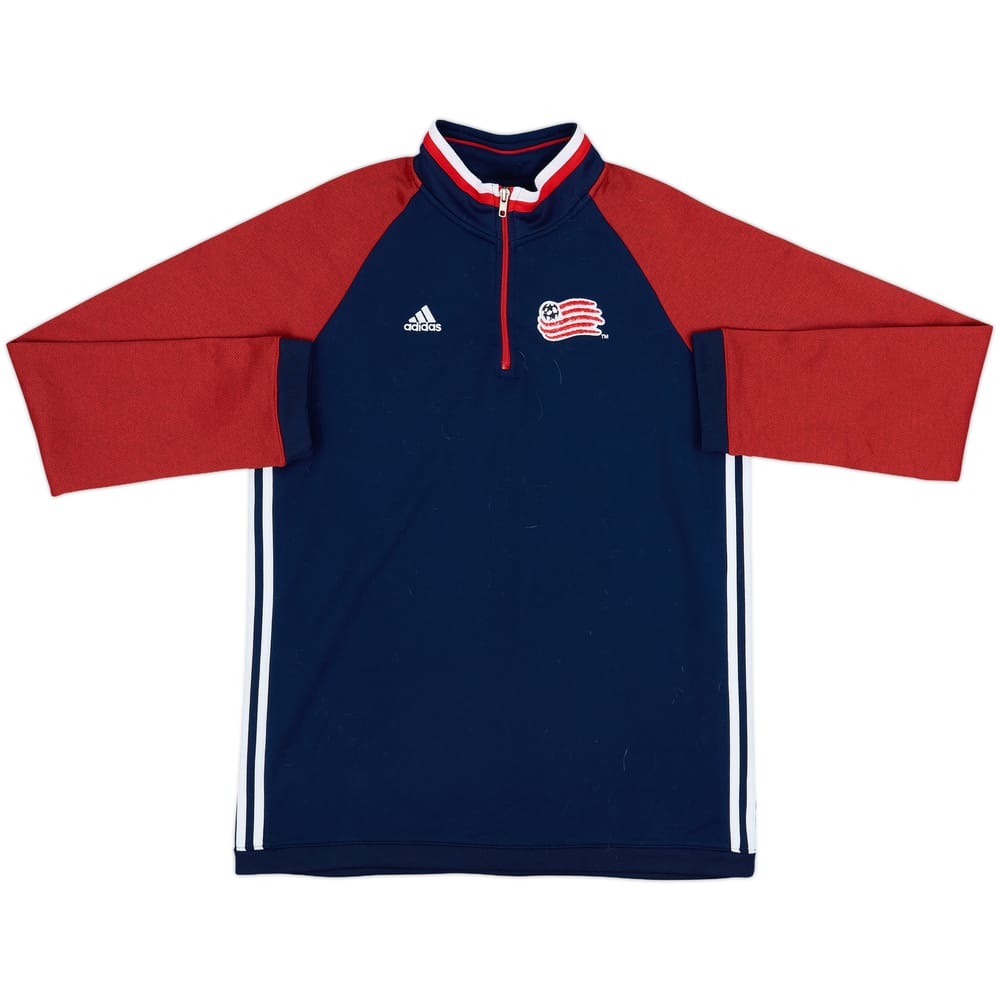 2015-16 New England Revolution adidas 1/4 Zip Drill Top - 9/10 - (Women's XL)