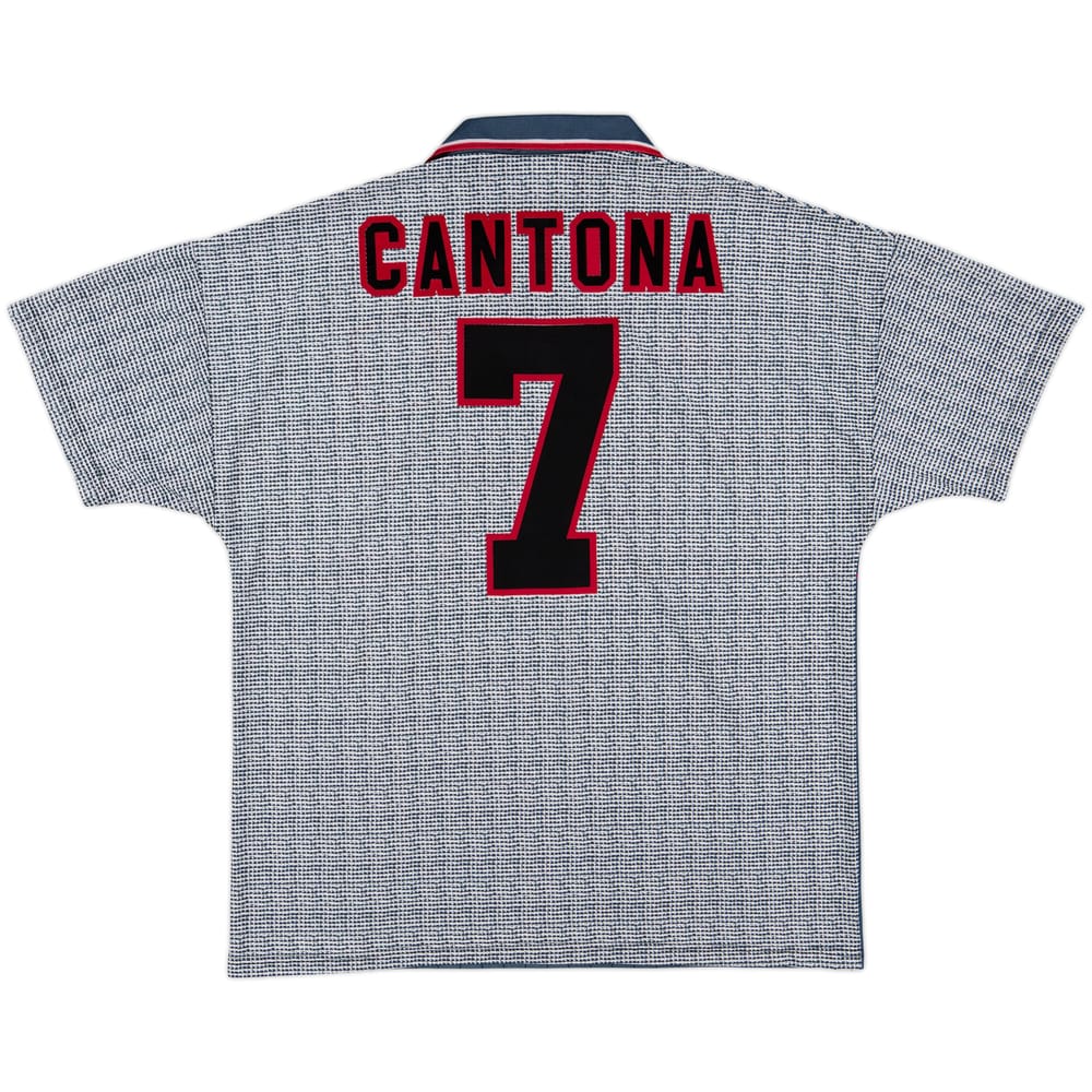 1995-96 Manchester United Away Shirt Cantona #7 - 8/10 - (XL)
