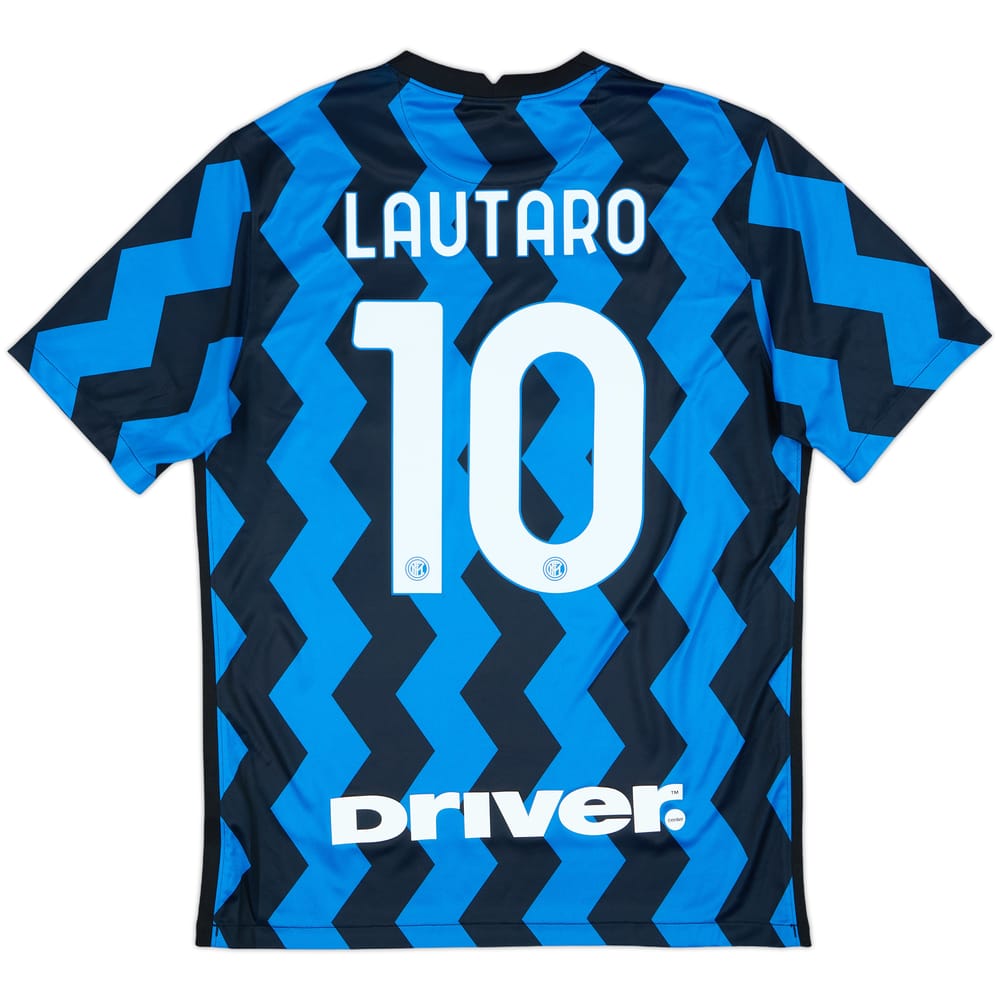 2020-21 Inter Milan Home Shirt Lautaro #10 - 8/10 - (L)