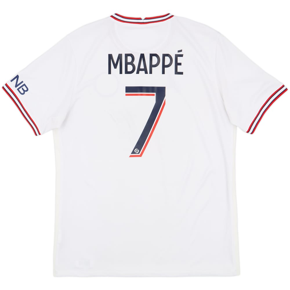 2021-22 Paris Saint-Germain Fourth Shirt Mbappe #7 - 5/10 - (L)
