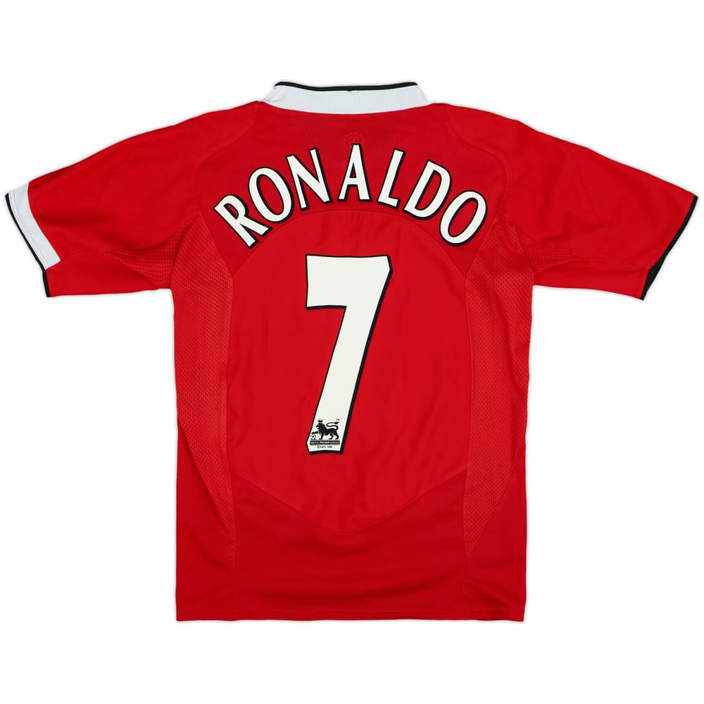 2004-06 Manchester United Home Shirt Ronaldo #7 - 8/10 - (S)