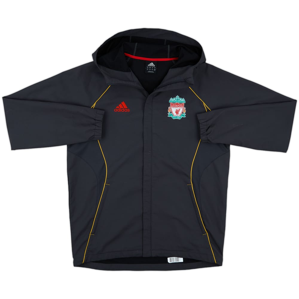 2009-10 Liverpool adidas Hooded Track Jacket - 5/10 - (M)