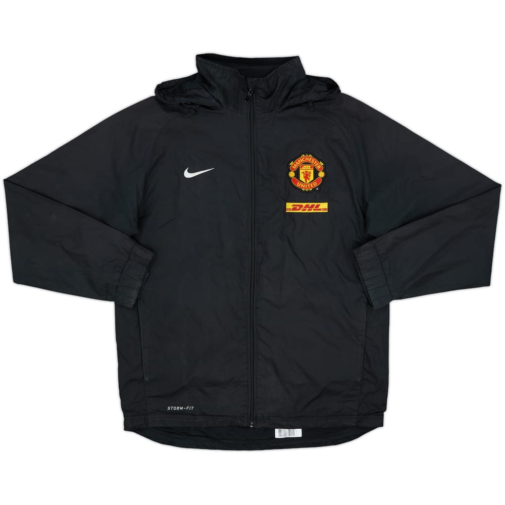 2012-13 Manchester United Nike Hooded Rain Coat - 7/10 - (M)