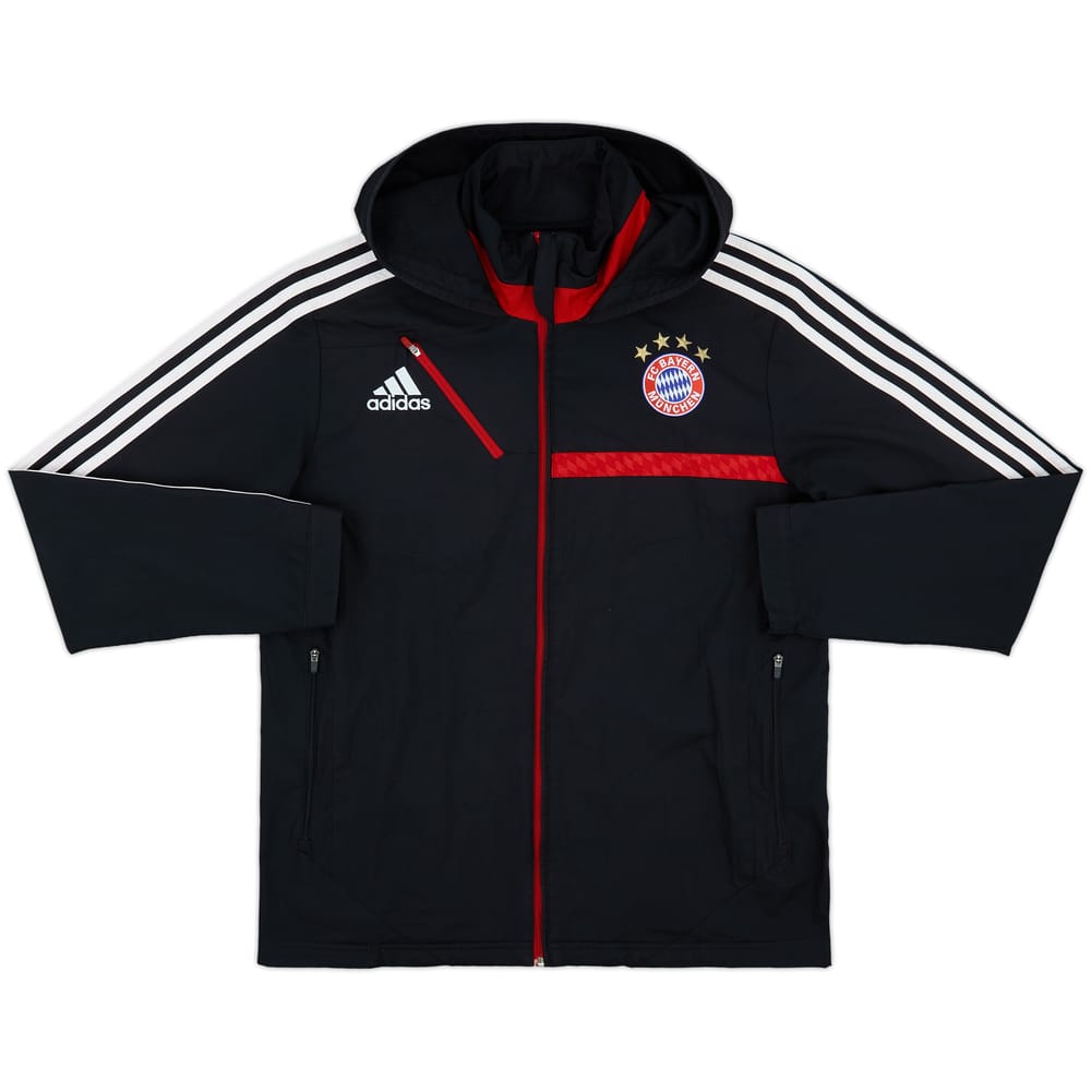 2013-14 Bayern Munich adidas Hooded Track Jacket - 8/10 - (L)