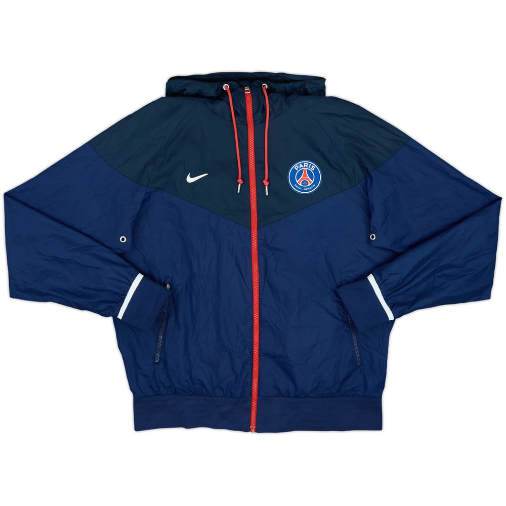 2015-16 Paris Saint-Germain Nike Hooded Track Jacket - 7/10 - (L)