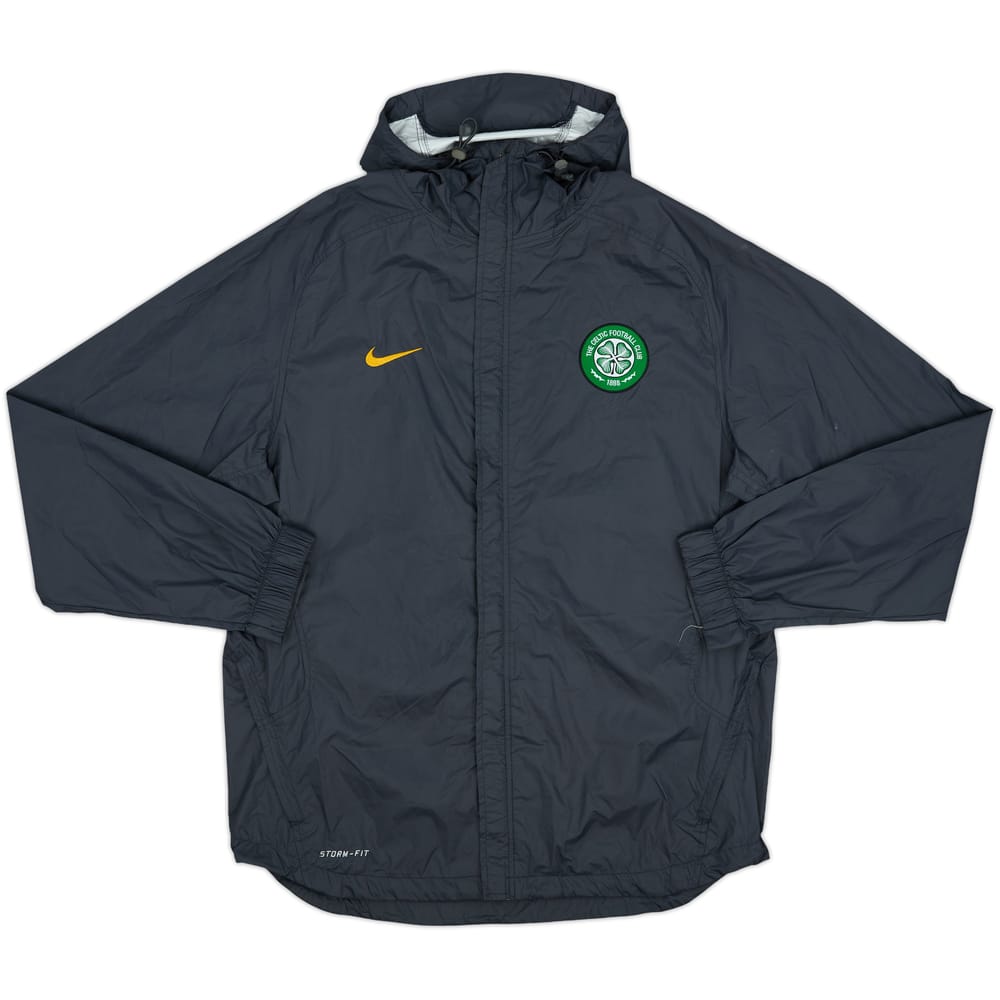 2010-11 Celtic Nike Hooded Rain Jacket - 8/10 - (XL)