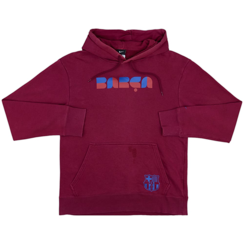 2010-11 Barcelona Nike Hooded Sweat Top - 5/10 - (M)