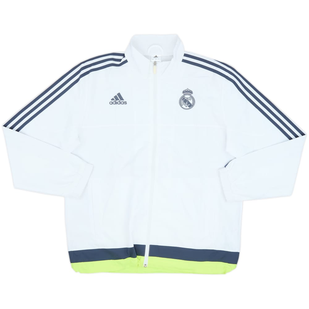 2015-16 Real Madrid adidas Track Jacket - 9/10 - (L)