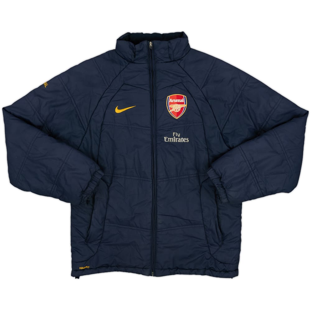 2007-08 Arsenal Nike Padded Bench Coat - 7/10 - (S)