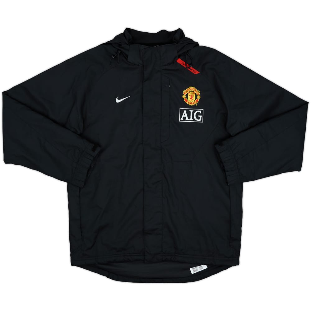 2007-08 Manchester United Nike Padded Bench Coat - 8/10 - (S)