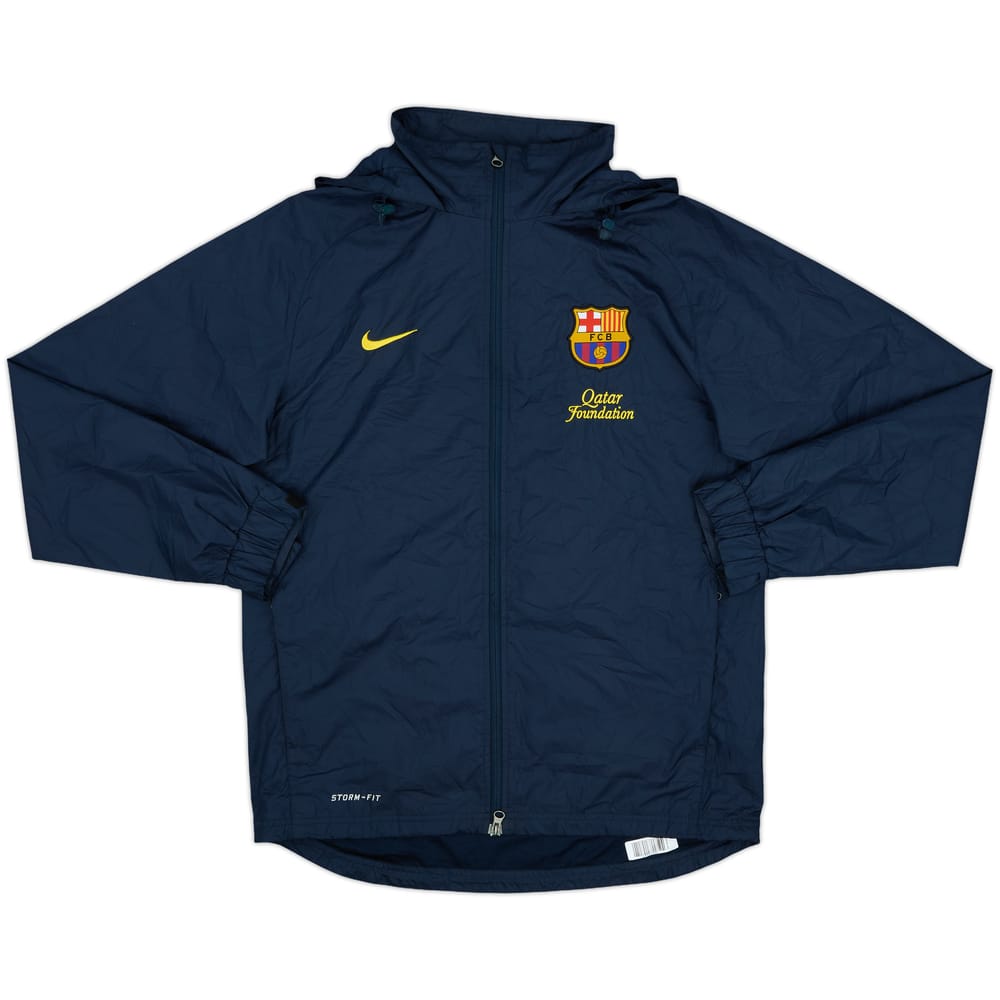 2012-13 Barcelona Nike Hooded Rain Jacket - 9/10 - (M)