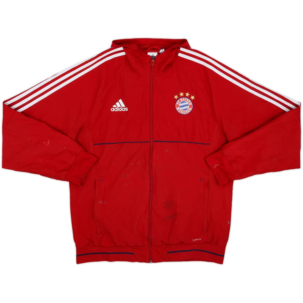 2017-18 Bayern Munich adidas Hooded Track Jacket - 5/10 - (L)