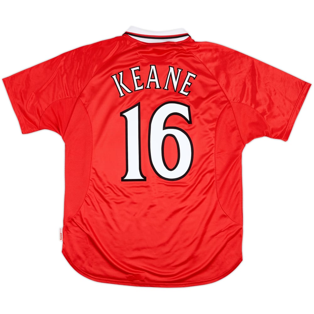 1999-00 Manchester United 'CL Winners' Shirt Keane #16 - 9/10 - (XL)