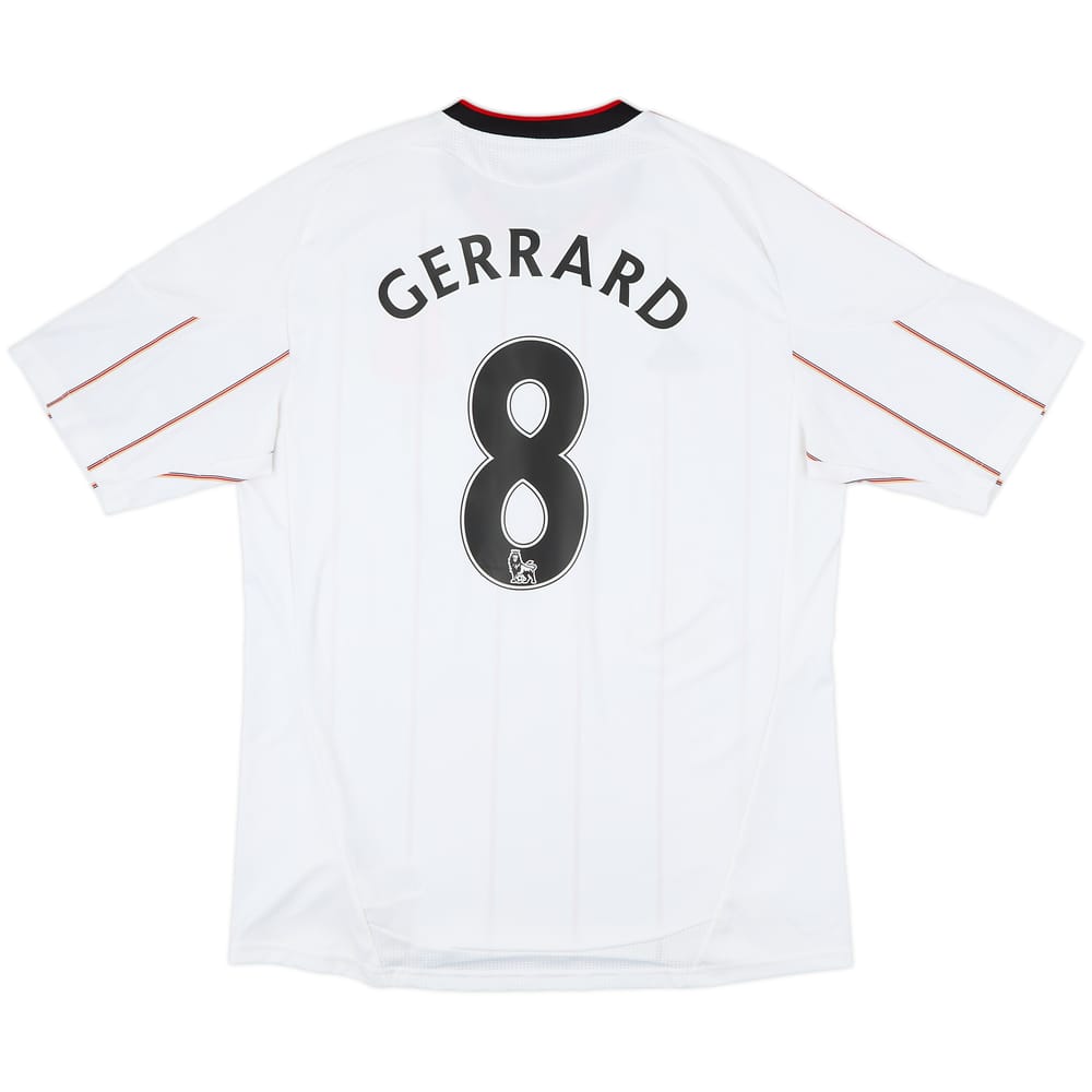 2010-11 Liverpool Away Shirt Gerrard #8 - 7/10 - (L)
