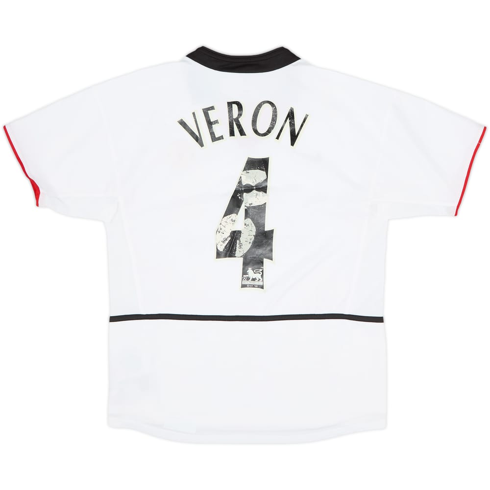 2002-03 Manchester United Away Shirt Veron #4 - 4/10 - (L.Boys)