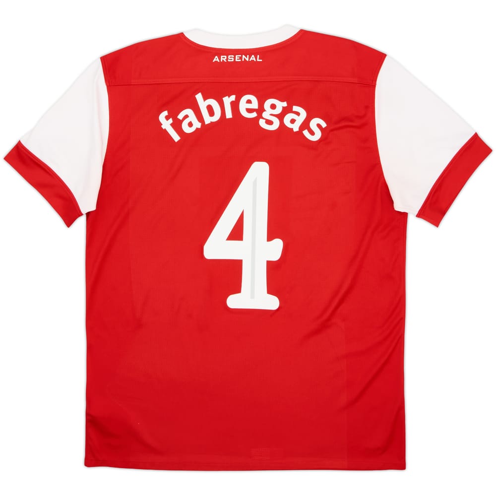 2010-11 Arsenal Home Shirt Fabregas #4 - 5/10 - (L)