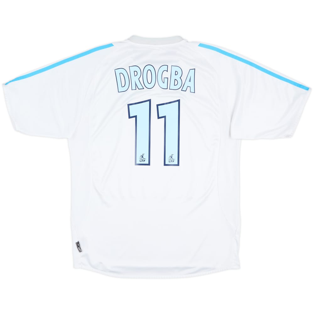 2003-04 Olympique Marseille Home Shirt Drogba #11 - 6/10 - (M)