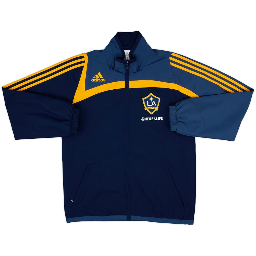 2008-09 LA Galaxy adidas Track Jacket - 8/10 - (S)