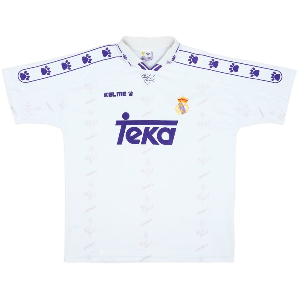 1994-96 Real Madrid Home Shirt - 8/10 - (L)