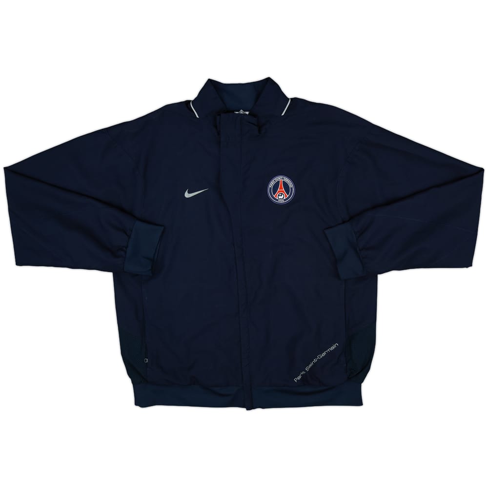 2007-08 Paris Saint-Germain Nike Hooded Rain Jacket - 8/10 - (L)