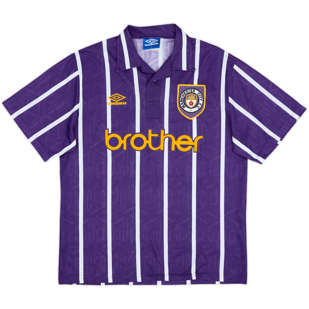 1993-94 Manchester City Away Shirt - 8/10 - (L)