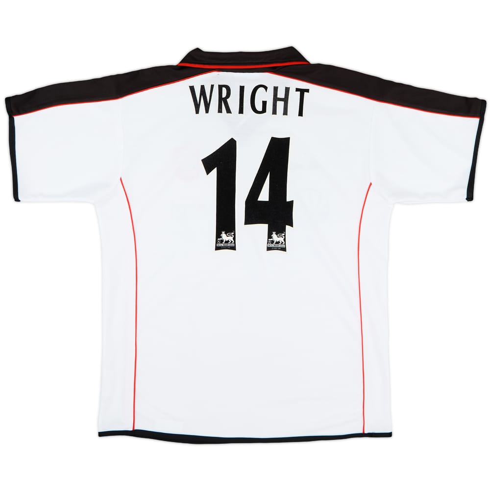 2001-02 Ipswich Away Shirt Wright #14 - 8/10 - (M)