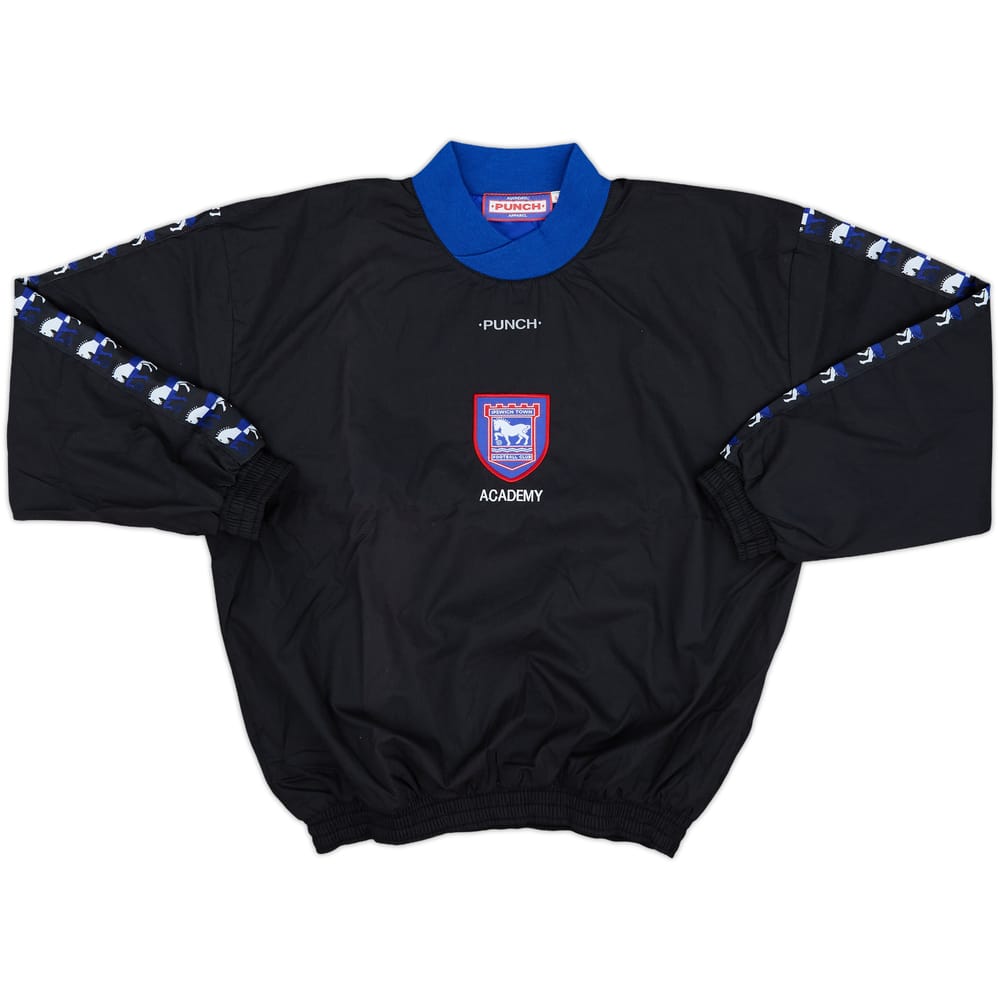 2000-01 Ipswich Academy Issue Drill Top - 9/10 - (S)