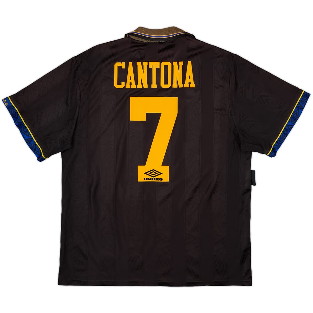 1993-95 Manchester United Away Shirt Cantona #7 - 5/10 - (XL)