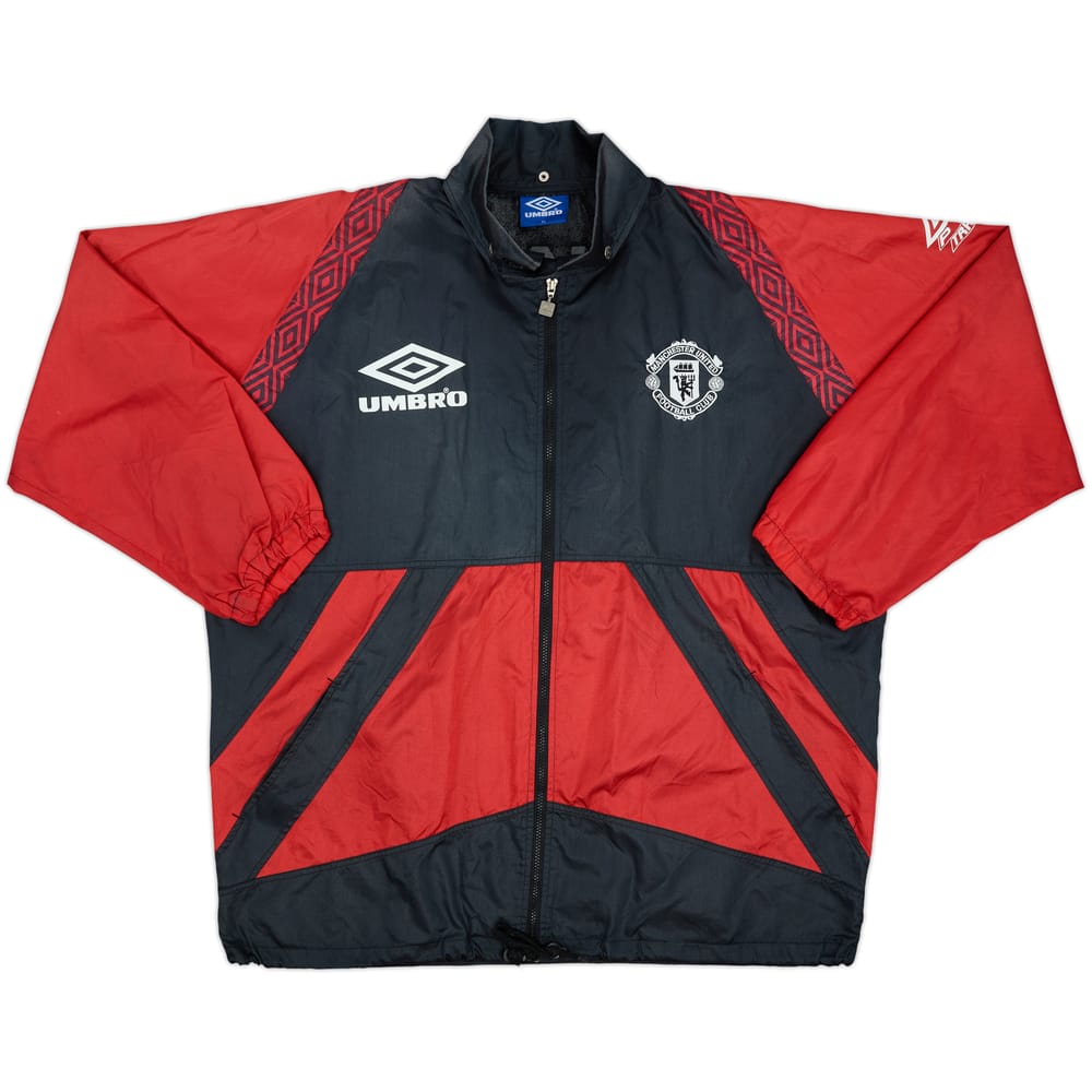 1995-96 Manchester United Umbro Rain Jacket - 8/10 - (XL)
