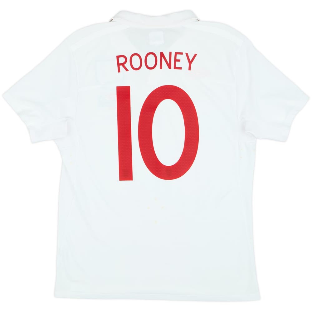 2009-10 England 'South Africa' Home Shirt Rooney #10 - 9/10 - (L)