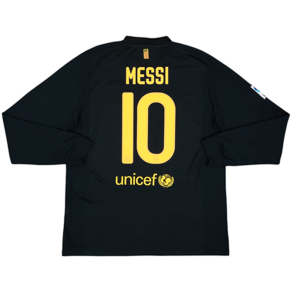 2011-12 Barcelona Away L/S Shirt Messi #10 - 10/10 - (L)