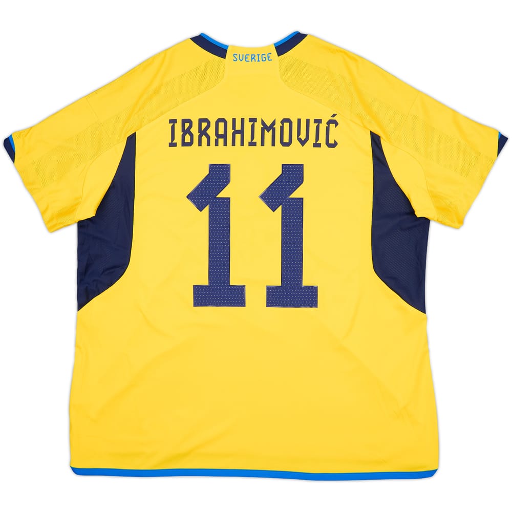 2022-23 Sweden Home Shirt Ibrahimovic #11 - 8/10 - (XXL)