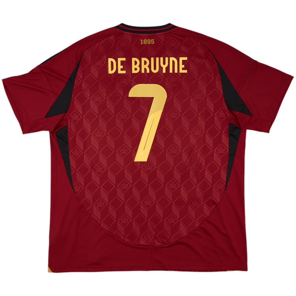 2024-25 Belgium Home Shirt DeBruyne #7 - 10/10 - (XXL)